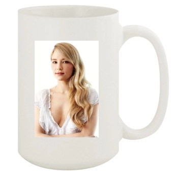 Haley Bennett 15oz White Mug