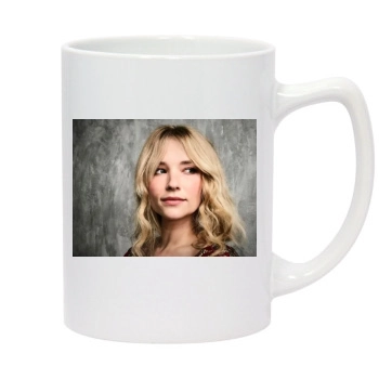 Haley Bennett 14oz White Statesman Mug