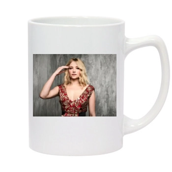 Haley Bennett 14oz White Statesman Mug