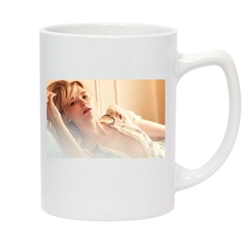 Haley Bennett 14oz White Statesman Mug