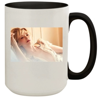 Haley Bennett 15oz Colored Inner & Handle Mug