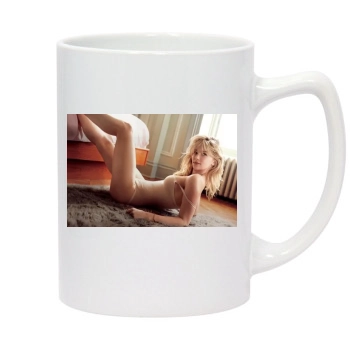 Haley Bennett 14oz White Statesman Mug