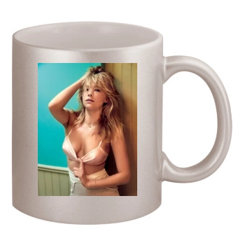 Haley Bennett 11oz Metallic Silver Mug