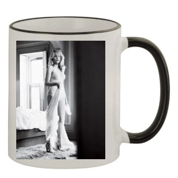 Haley Bennett 11oz Colored Rim & Handle Mug