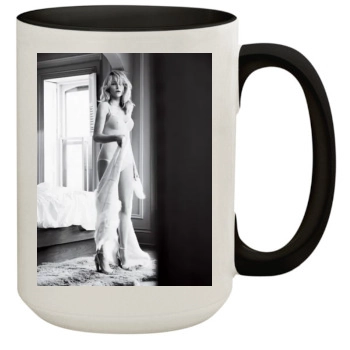 Haley Bennett 15oz Colored Inner & Handle Mug