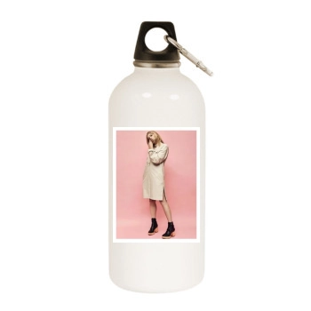 Haley Bennett White Water Bottle With Carabiner