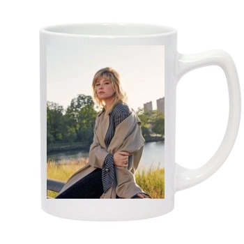 Haley Bennett 14oz White Statesman Mug