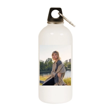 Haley Bennett White Water Bottle With Carabiner