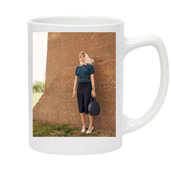 Haley Bennett 14oz White Statesman Mug