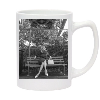 Haley Bennett 14oz White Statesman Mug