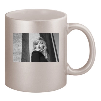 Haley Bennett 11oz Metallic Silver Mug