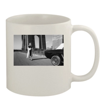 Haley Bennett 11oz White Mug