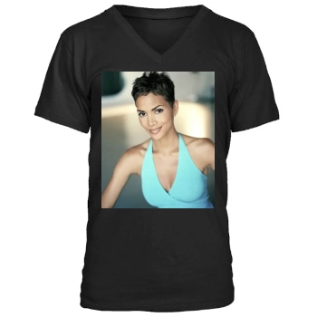 Halle Berry Men's V-Neck T-Shirt