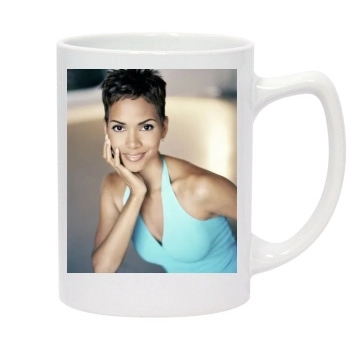 Halle Berry 14oz White Statesman Mug