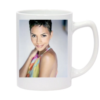 Halle Berry 14oz White Statesman Mug