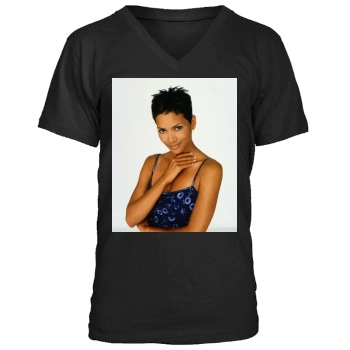 Halle Berry Men's V-Neck T-Shirt