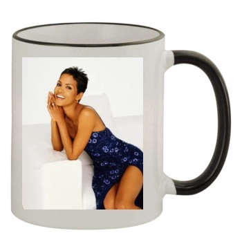 Halle Berry 11oz Colored Rim & Handle Mug