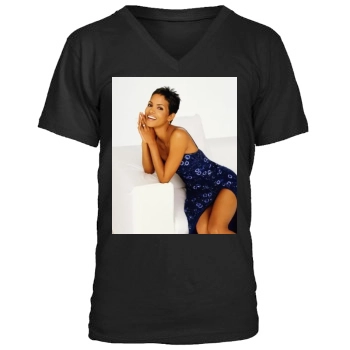 Halle Berry Men's V-Neck T-Shirt