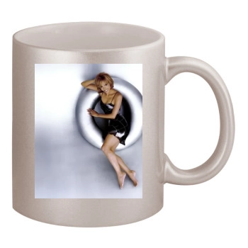 Halle Berry 11oz Metallic Silver Mug