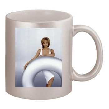 Halle Berry 11oz Metallic Silver Mug