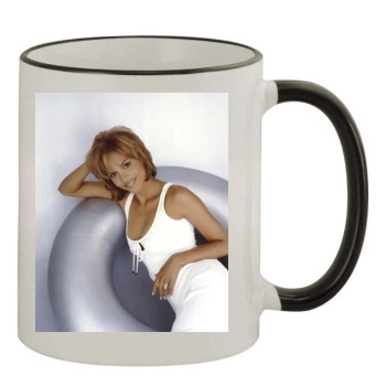 Halle Berry 11oz Colored Rim & Handle Mug