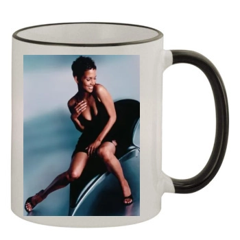 Halle Berry 11oz Colored Rim & Handle Mug