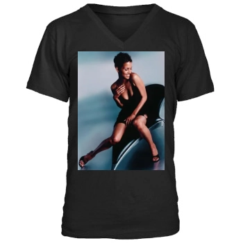 Halle Berry Men's V-Neck T-Shirt