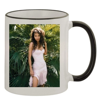 Halle Berry 11oz Colored Rim & Handle Mug