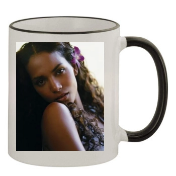 Halle Berry 11oz Colored Rim & Handle Mug