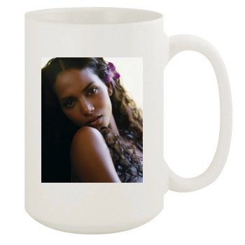 Halle Berry 15oz White Mug