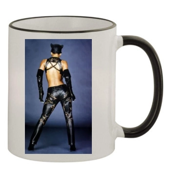 Halle Berry 11oz Colored Rim & Handle Mug