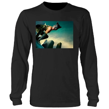 Halle Berry Men's Heavy Long Sleeve TShirt