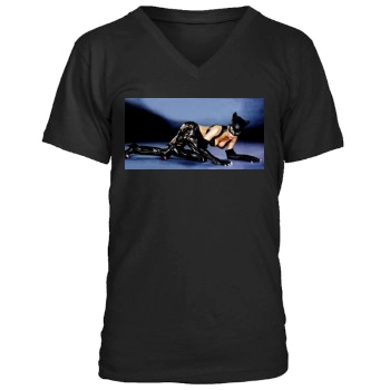 Halle Berry Men's V-Neck T-Shirt