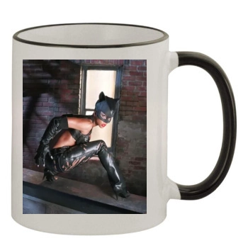 Halle Berry 11oz Colored Rim & Handle Mug