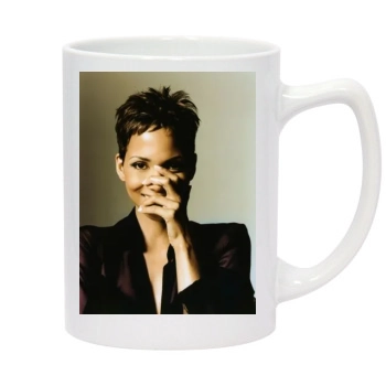 Halle Berry 14oz White Statesman Mug