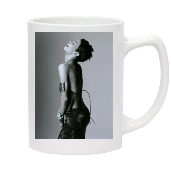 Halle Berry 14oz White Statesman Mug