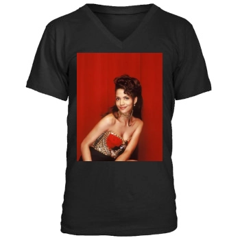 Halle Berry Men's V-Neck T-Shirt