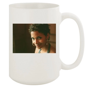 Halle Berry 15oz White Mug