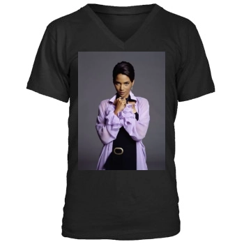 Halle Berry Men's V-Neck T-Shirt