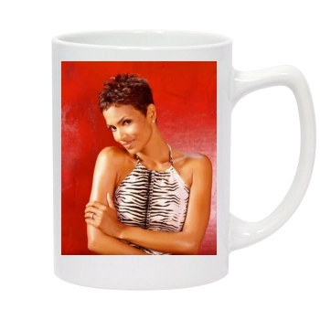 Halle Berry 14oz White Statesman Mug