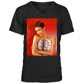 Halle Berry Men's V-Neck T-Shirt