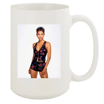 Halle Berry 15oz White Mug