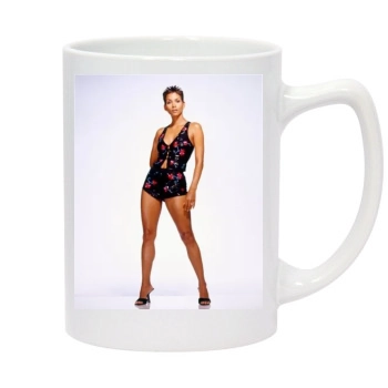 Halle Berry 14oz White Statesman Mug