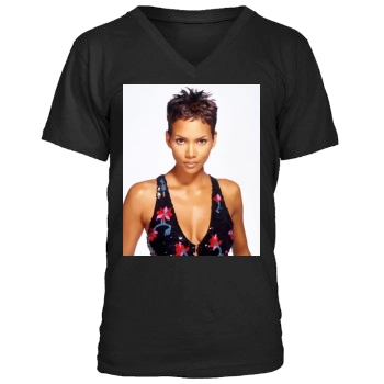 Halle Berry Men's V-Neck T-Shirt