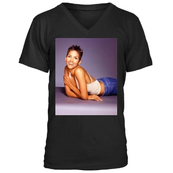 Halle Berry Men's V-Neck T-Shirt