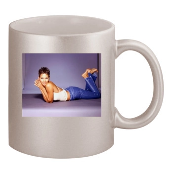 Halle Berry 11oz Metallic Silver Mug