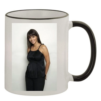 Halle Berry 11oz Colored Rim & Handle Mug