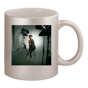 Halle Berry 11oz Metallic Silver Mug