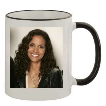 Halle Berry 11oz Colored Rim & Handle Mug