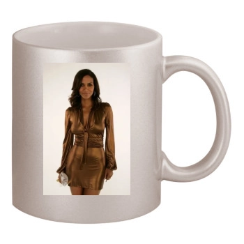 Halle Berry 11oz Metallic Silver Mug